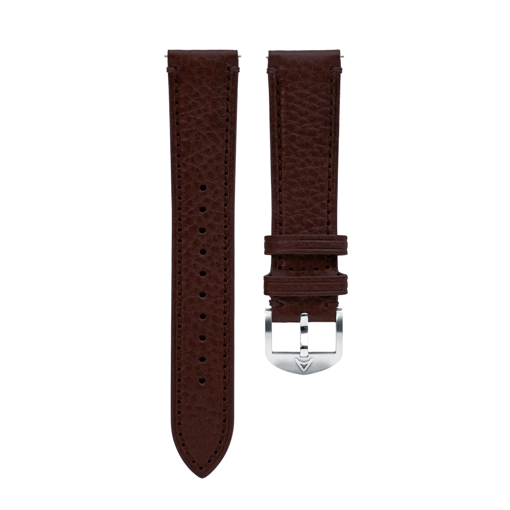 Chocolate St. Venere Leather Strap