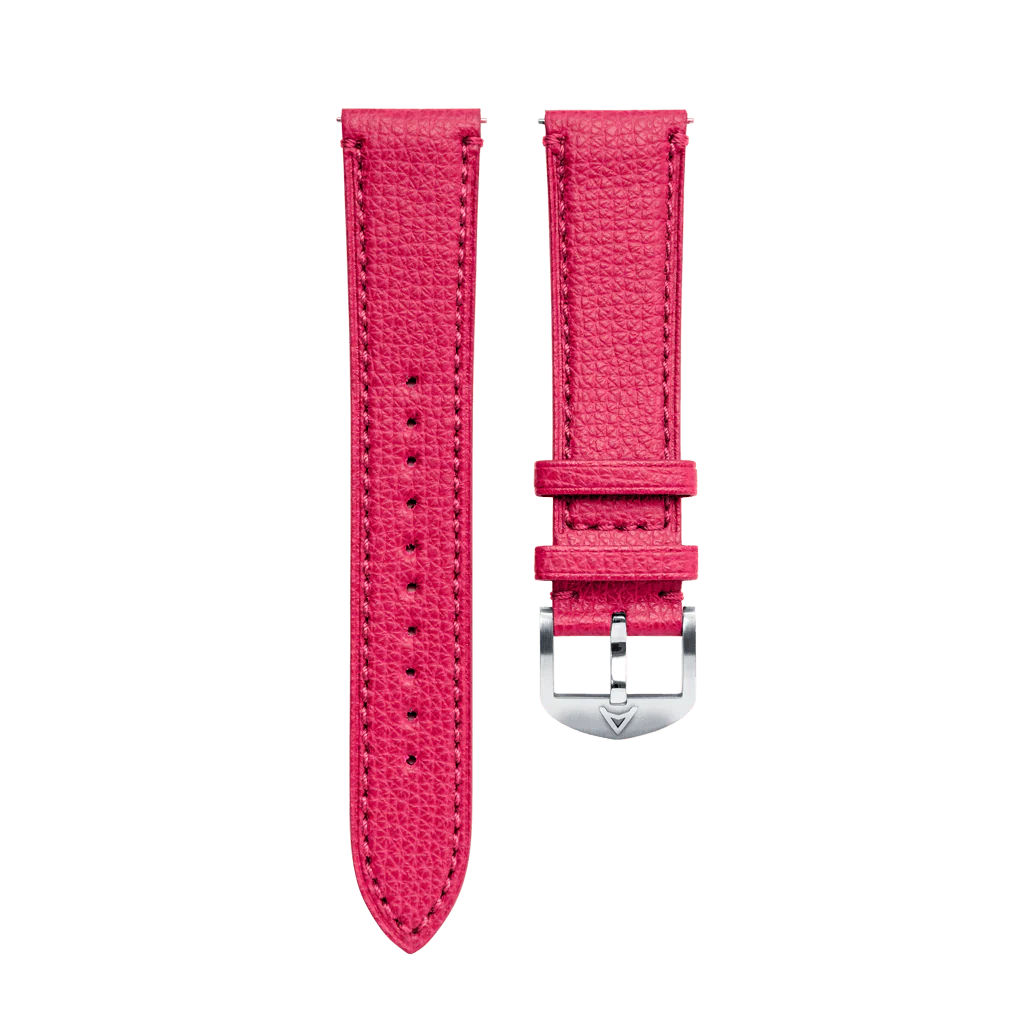 Passion Pink Granolo Leather Strap