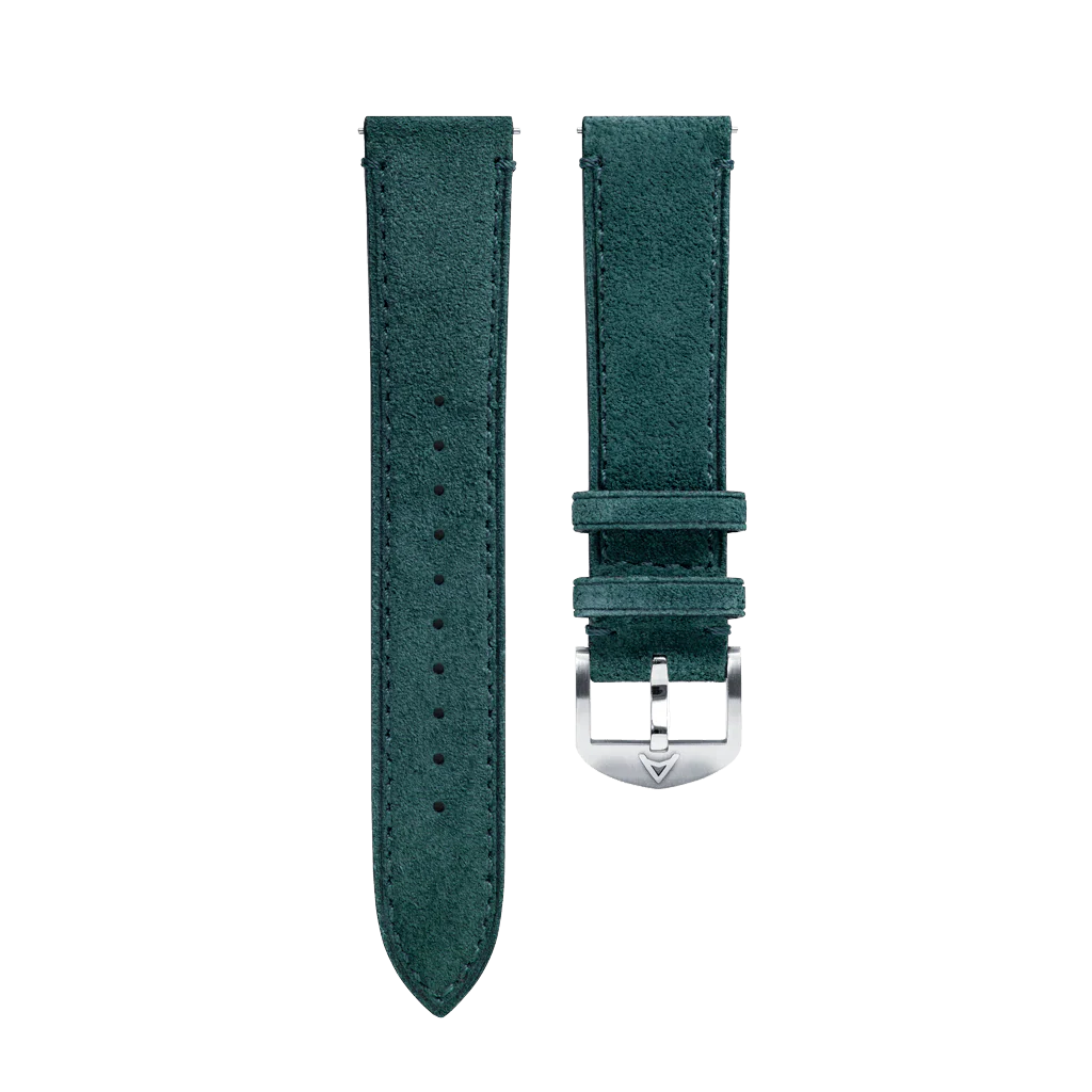 Sea Green Suede Leather Strap