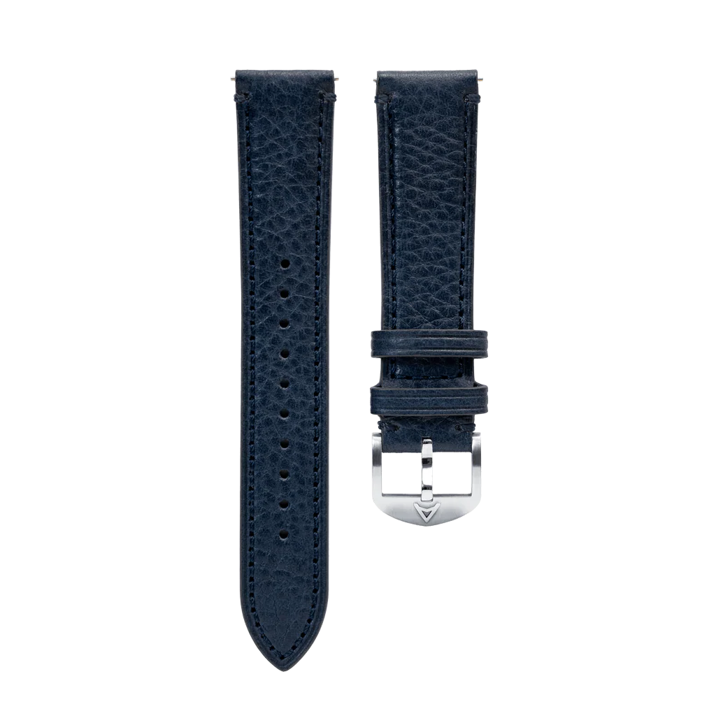 XL Navy St. Venere Leather Strap